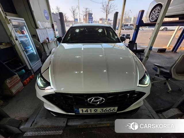 Hyundai Sonata (DN8) 2021 Белый из Кореи
