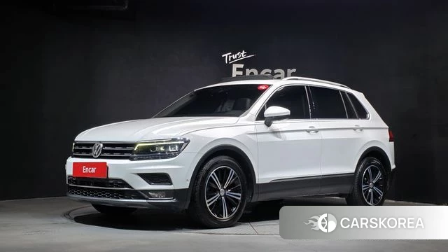 Volkswagen Tiguan second Generation 2018 Белый из Кореи