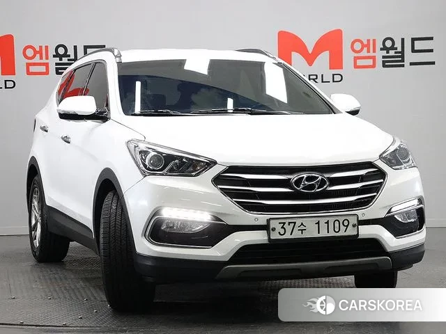 Hyundai Santa Fe The Prime 2018 Белый из Кореи