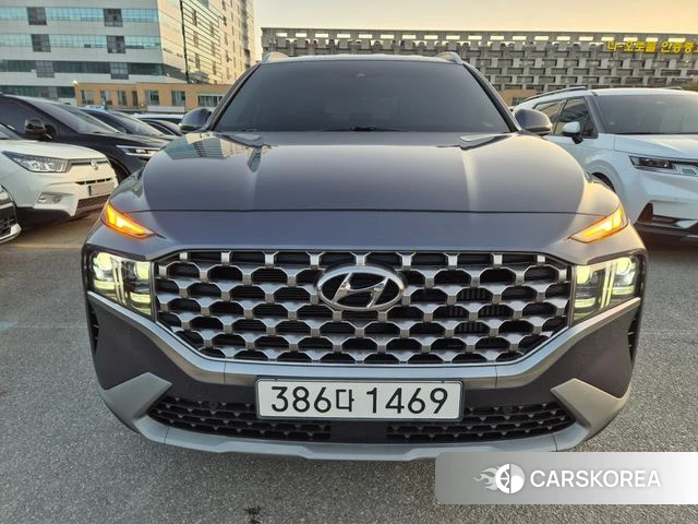 Hyundai The New Santa Fe 2022 Серый из Кореи