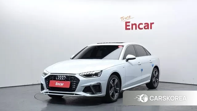 Audi A4 (B9) 2021 Белый из Кореи