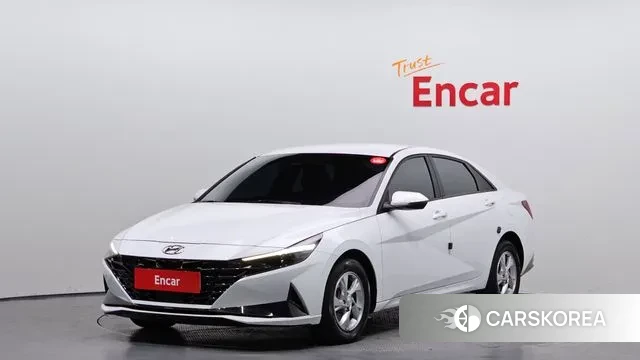 Hyundai Avante (CN7) 2022 Белый из Кореи