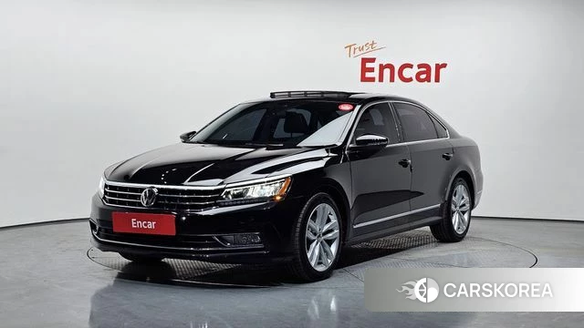 Volkswagen The New Passat 2018 Черный из Кореи