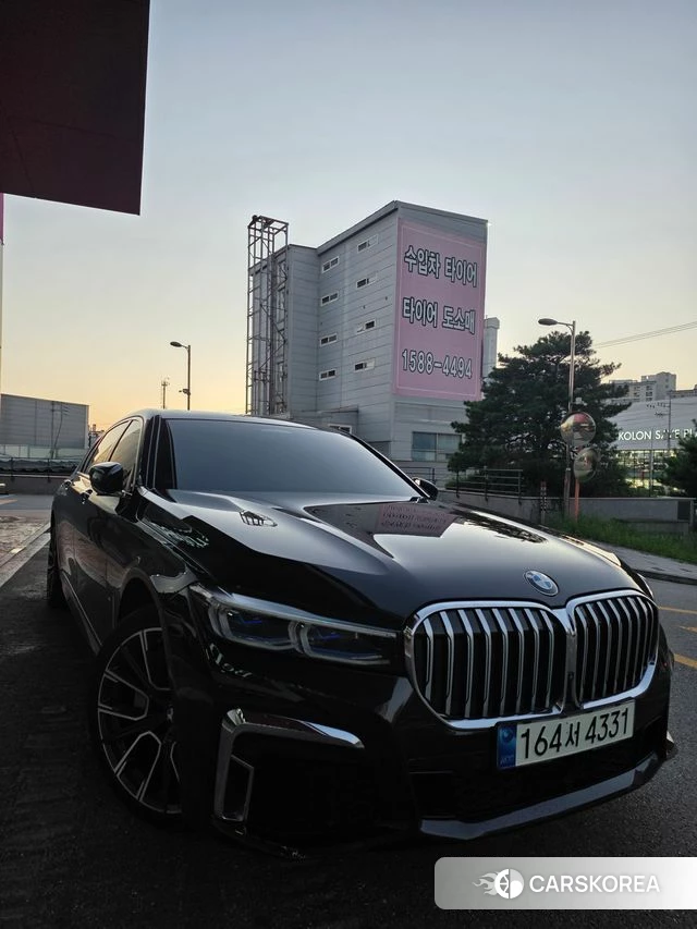 BMW 7 Series (G11) 2021 Черный из Кореи