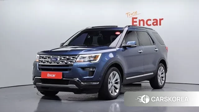 Ford Explorer 2019 Синий из Кореи