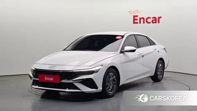 Hyundai The New Avante (CN7) 2023 Белый из Кореи