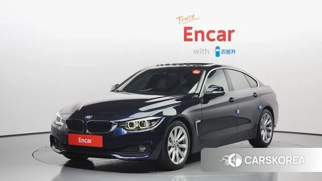 BMW 4 Series (F32) 2019 Синий из Кореи