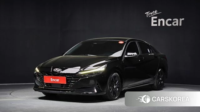 Hyundai Avante (CN7) 2022 Черный из Кореи