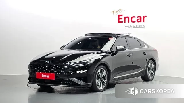 Kia K8 Hybrid 2022 Черный из Кореи