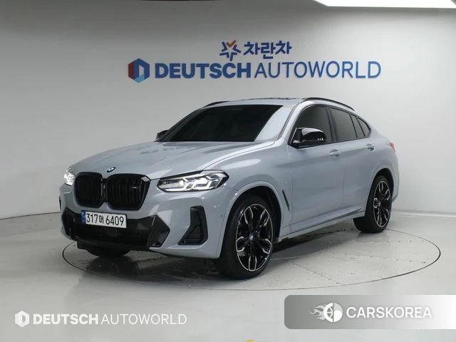 BMW X4 (G02) 2022 Серебристо-серый из Кореи