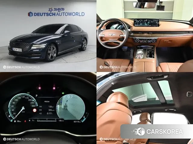 Genesis G80 (RG3) 2021 Синий из Кореи