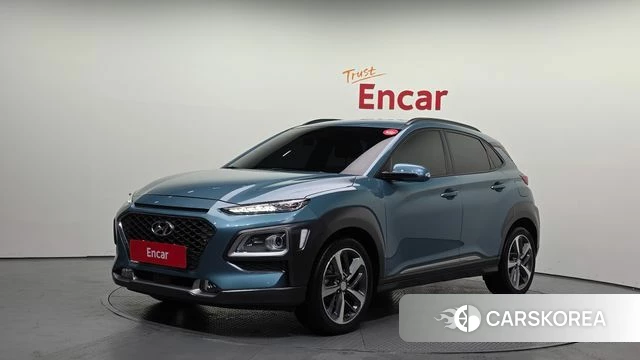 Hyundai Kona 2019 Небесно-голубой из Кореи