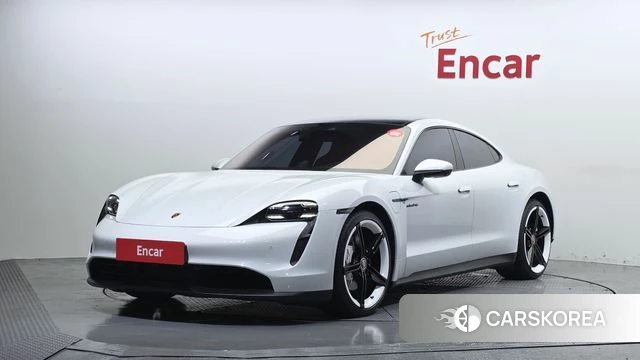 Porsche Taycan 2022 Белый из Кореи
