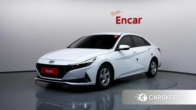 Hyundai Avante (CN7) 2021 Белый из Кореи