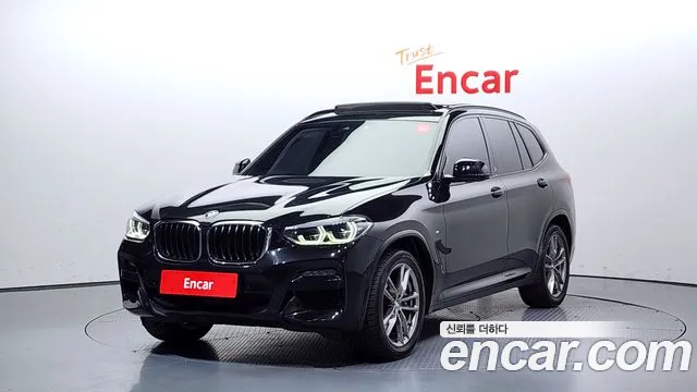 BMW X3 (G01) 2021 Черный из Кореи