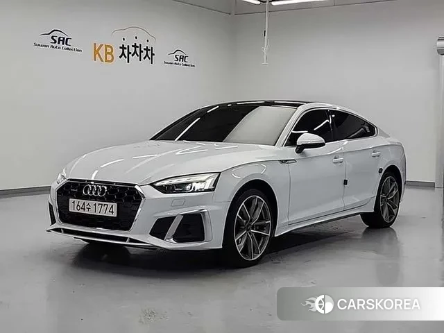 Audi A5 (F5) 2020 Белый из Кореи