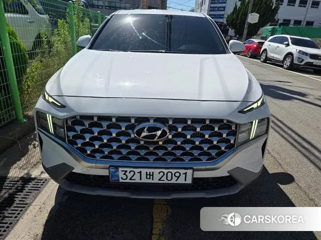 Hyundai The New Santa Fe 2023 Белый из Кореи