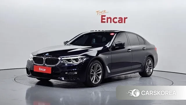 BMW 5 Series (G30) 2018 Синий из Кореи