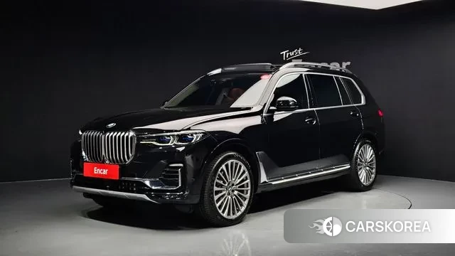 BMW X7 (G07) 2020 Черный из Кореи