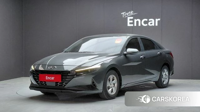 Hyundai Avante (CN7) 2022 Серебристо-серый из Кореи