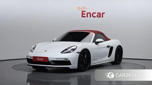 Porsche 718 Boxster 2021 Белый из Кореи