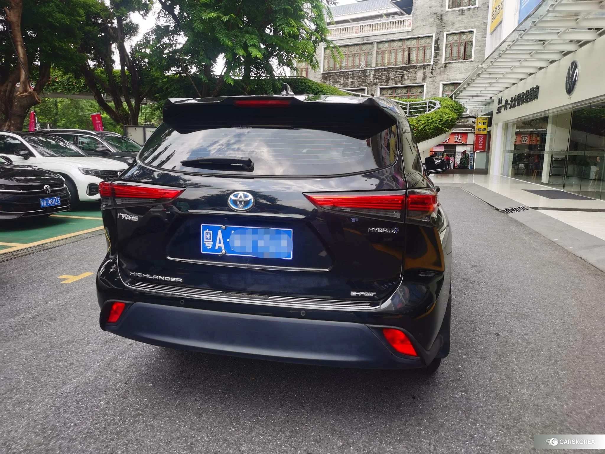 Toyota Highlander 2021 Черный из Китая