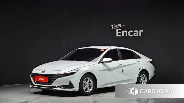 Hyundai Avante (CN7) 2020 Белый из Кореи