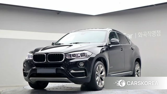 BMW X6 (F16) 2018 Черный из Кореи