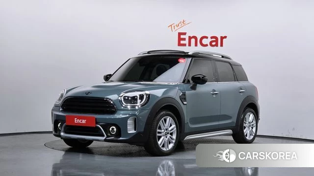 Mini Cooper Countryman 2023 Небесно-голубой из Кореи