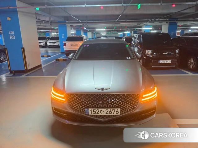 Genesis G80 (RG3) 2021 Серебряный из Кореи