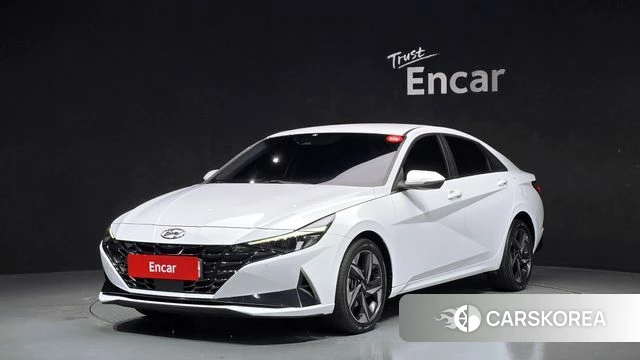 Hyundai Avante (CN7) 2020 Белый из Кореи