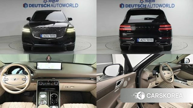 Genesis GV80 2020 Черный из Кореи