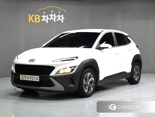 Hyundai The New Kona Hybrid 2021 Белый из Кореи