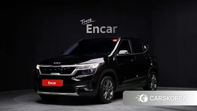 Kia Seltos 2021 Черный из Кореи