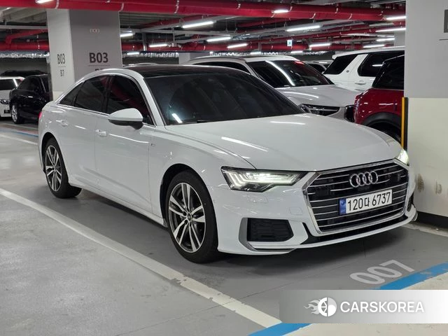 Audi A6 (C8) 2023 Белый из Кореи