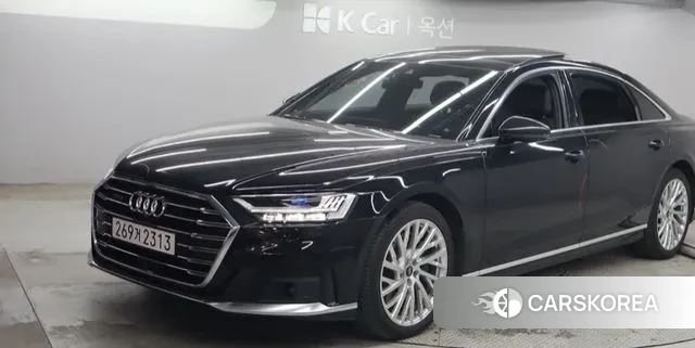 Audi A8 (D5) 2021 Черный из Кореи