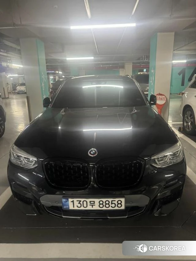 BMW X4 (G02) 2021 Черный из Кореи