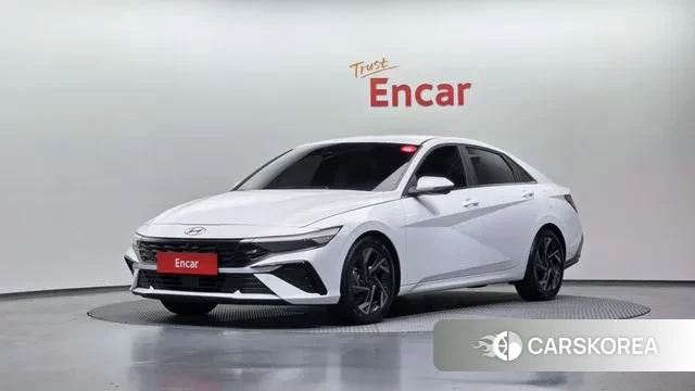 Hyundai The New Avante Hybrid (CN7) 2023 Белый из Кореи