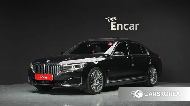 BMW 7 Series (G11) 2021 Черный из Кореи
