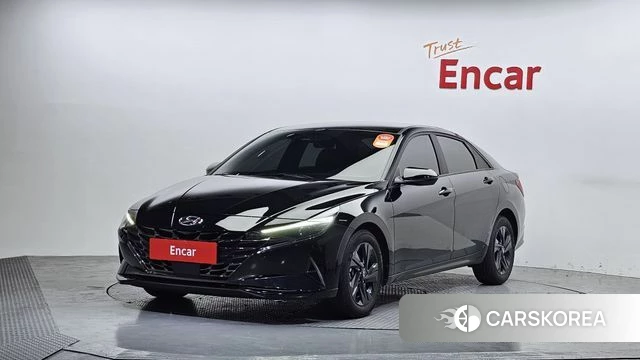 Hyundai Avante (CN7) 2023 Черный из Кореи