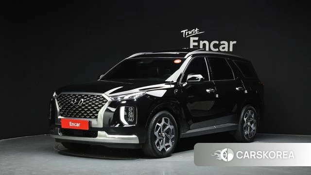 Hyundai Palisade 2022 Черный из Кореи