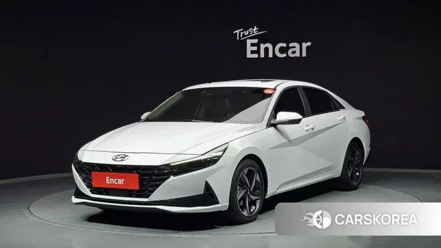 Hyundai Avante (CN7) 2022 Белый из Кореи