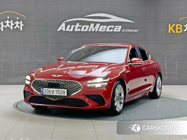 Genesis The New G70 2021 Красный из Кореи