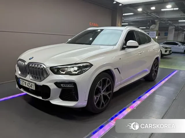 BMW X6 (G06) 2021 Белый из Кореи