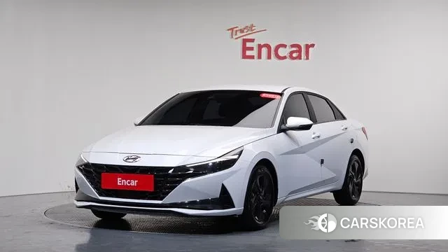 Hyundai Avante (CN7) 2023 Белый из Кореи