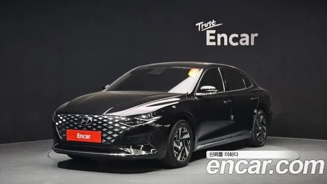 Hyundai The New Grandeur IG Hybrid 2020 Черный из Кореи