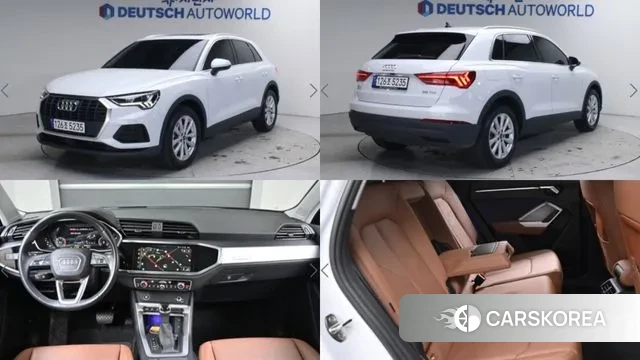 Audi Q3 (F3) 2023 Белый из Кореи