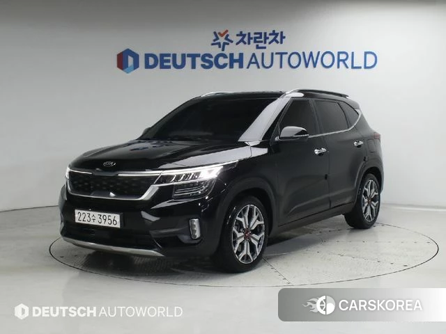 Kia Seltos 2019 Черный из Кореи