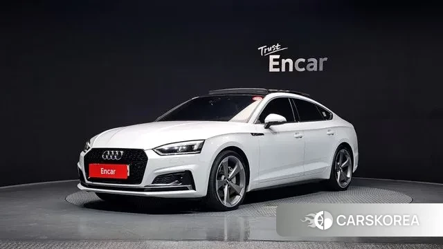 Audi A5 (F5) 2019 Белый из Кореи