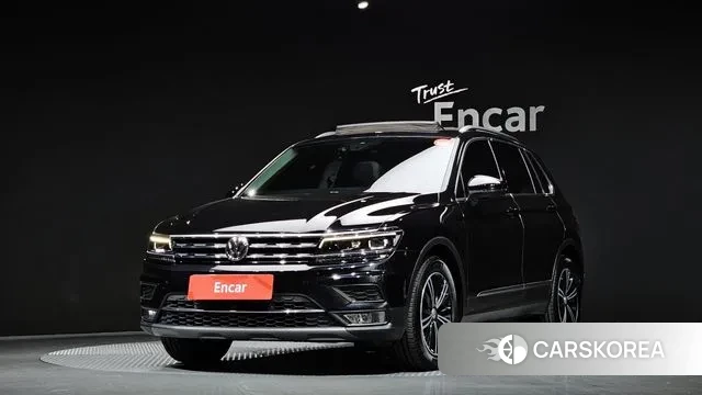 Volkswagen Tiguan second Generation 2020 Черный из Кореи